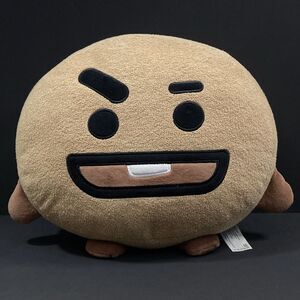 BT21 SHOOKY Cushion Face Plush Pillow Official Line Friends SUGA BTS